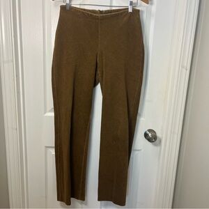 DKNY Vintage Women Brown back  zipper Corduroy Pants size 30/ no pockets